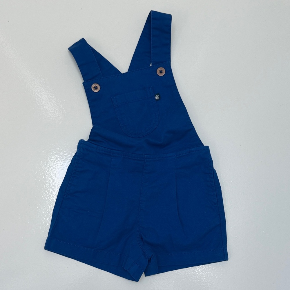 Petit Bateau Royal Blue Kids Overalls